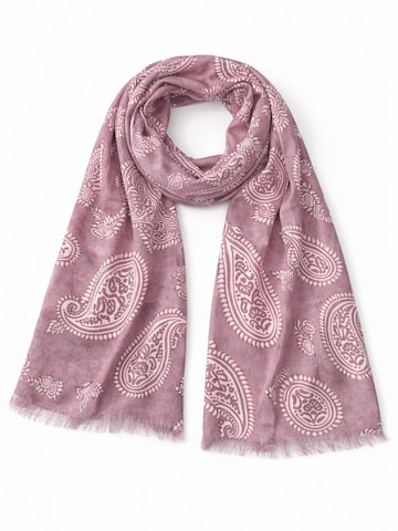 COLLEZIONE ALESSANDRO Scarf 'Paisley' in Pink: front