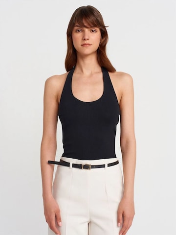Camicia da donna di Dilvin in nero: frontale