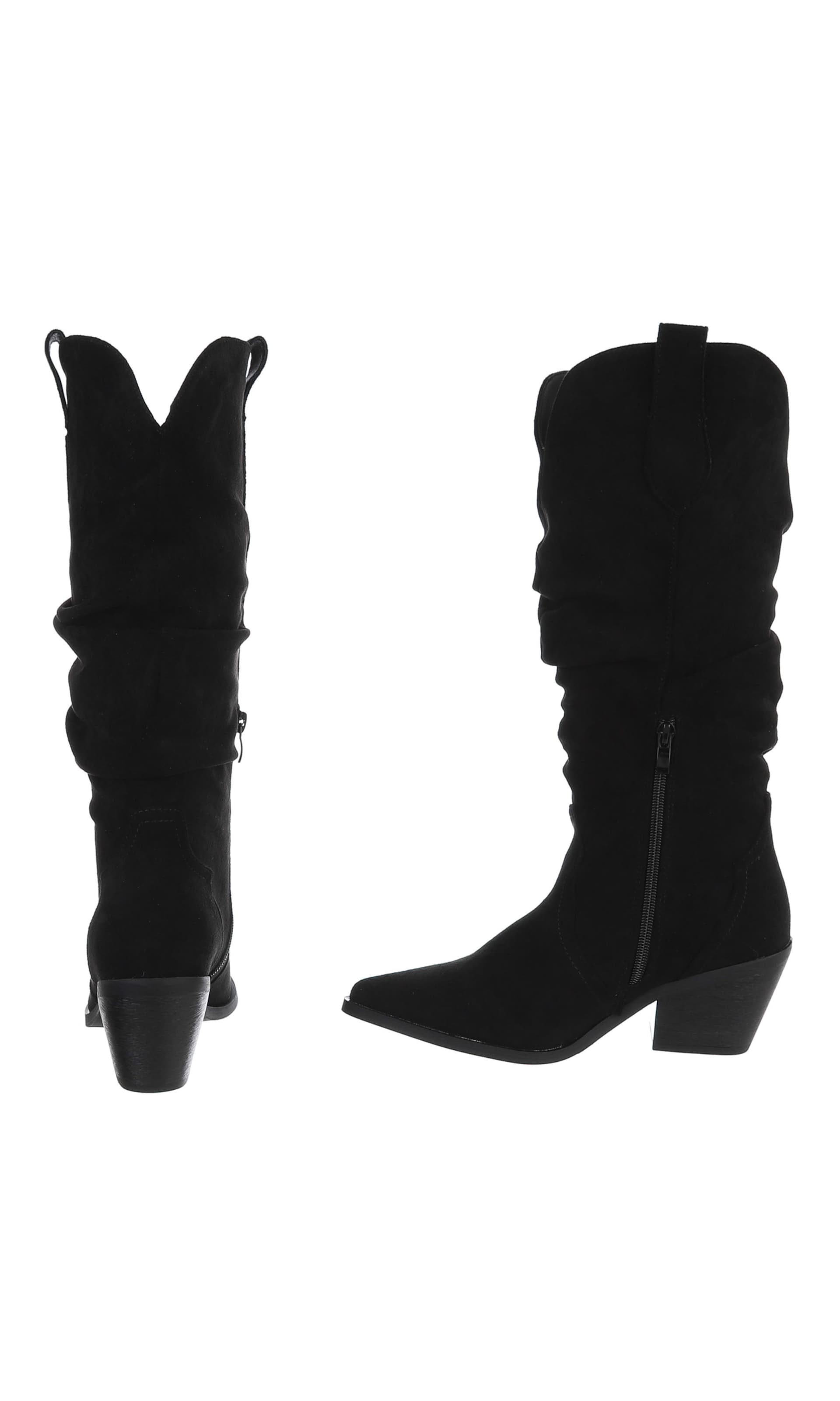 Ital-Design Stiefel in Schwarz