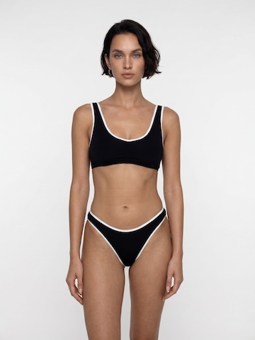 Bustier Bikini Flavia Valentini en noir : devant