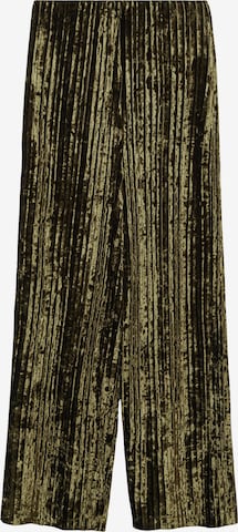 MANGO Wide leg Pants 'XGOGO' in Green: front