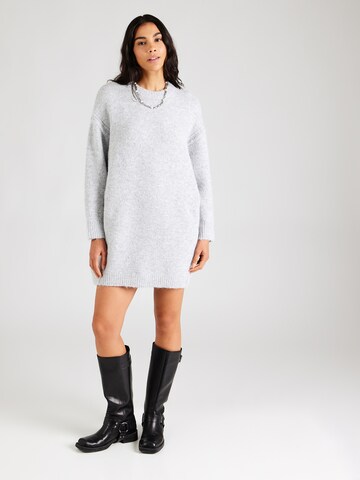 TOPSHOP Pletena obleka | siva barva: sprednja stran