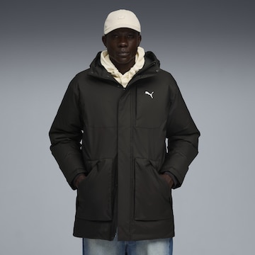 Parka d’hiver PUMA en noir : devant