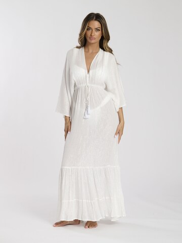 South Beach Strandjurk in Wit: voorkant