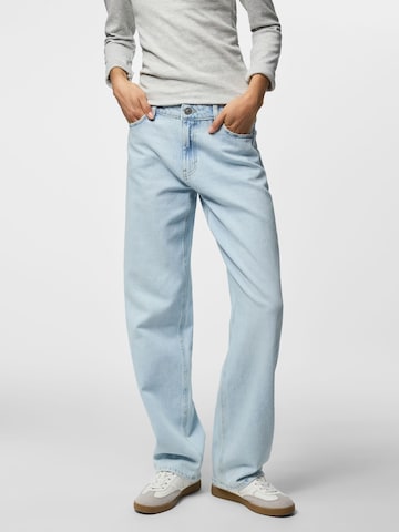 PIECES Regular Jeans 'SKY' in Blauw: voorkant