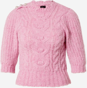 River Island Sweater 'BUBBLE' in Pink: front