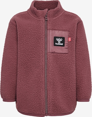 Hummel Functionele fleece jas 'ATLAS' in Lila: voorkant