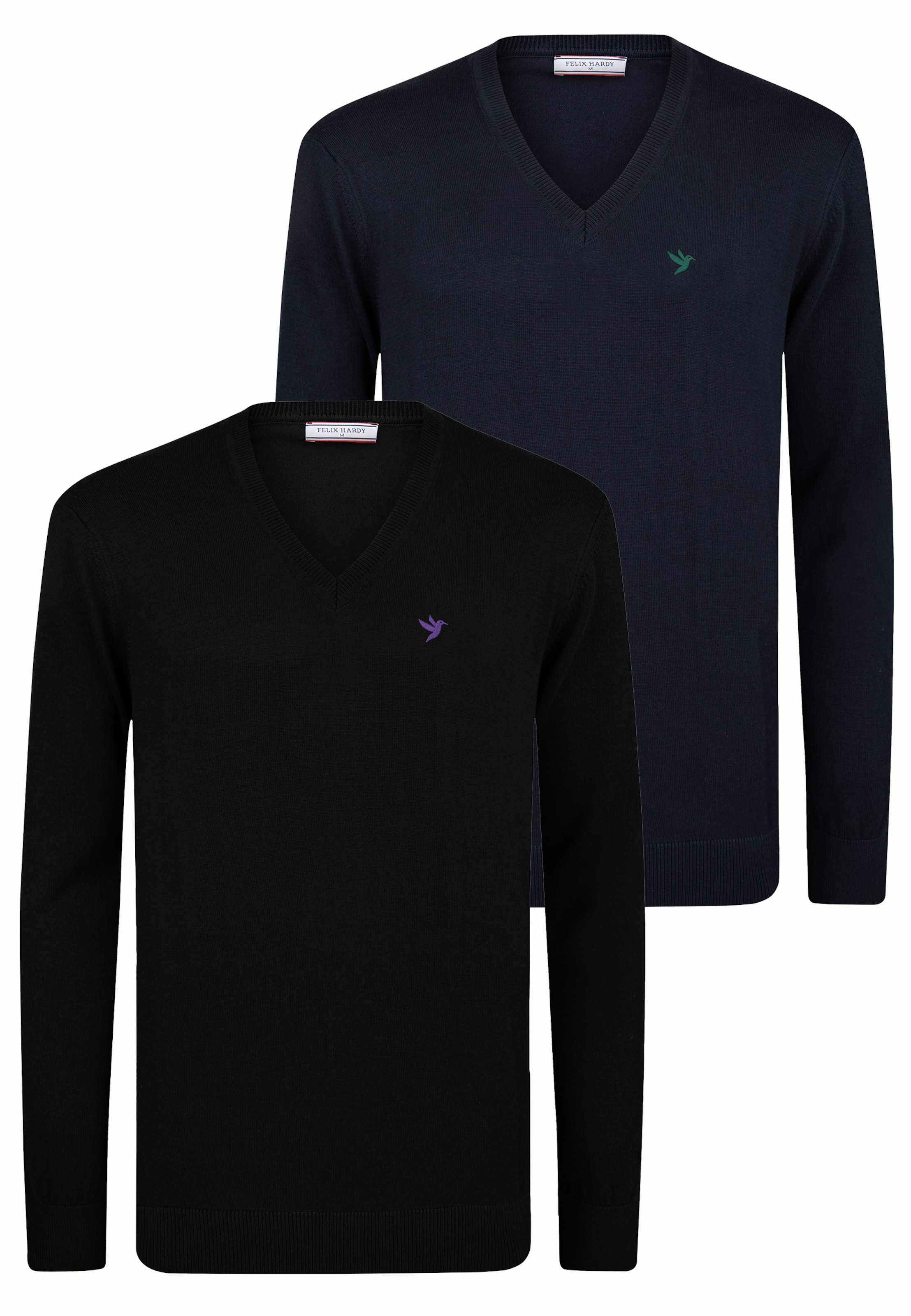 Pullover di Felix Hardy in nero: frontale