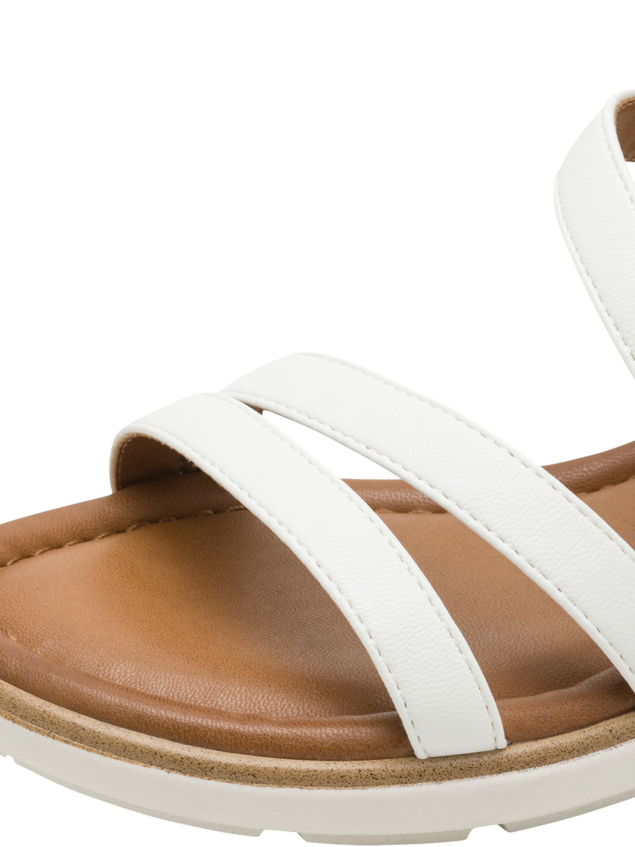 Sandales à lanières Tamaris en blanc