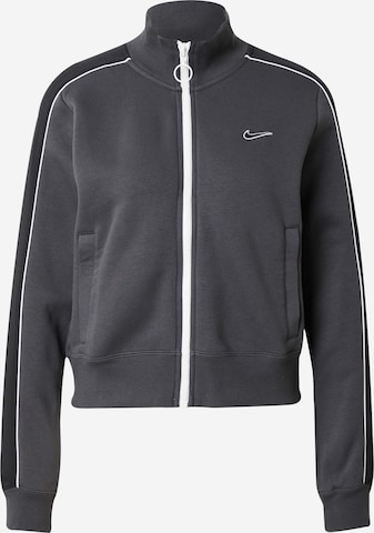 Nike Sportswear Sweatvest in Grijs: voorkant