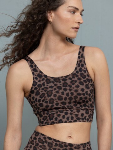 Bustino Reggiseno sportivo 'Bustier' di Hey Honey in marrone
