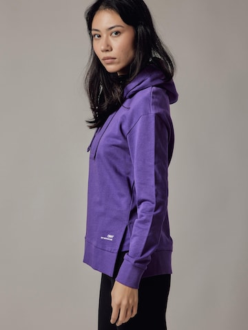 Felpa 'Felpa con Cappuccio e Spacchi Laterali' di OWN Off With Nature in lilla