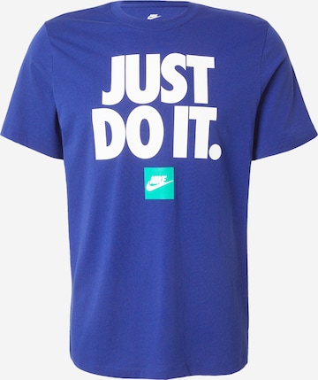 Nike Sportswear Shirt in Blue: front
