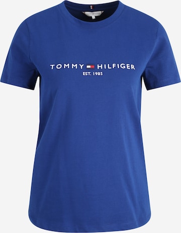 TOMMY HILFIGER - Camisa em azul: frente