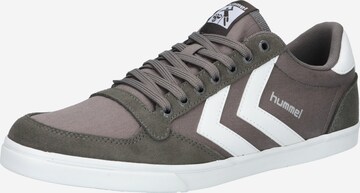 Hummel - Sapatilhas altas 'Slimmer Stadil' em cinzento: frente