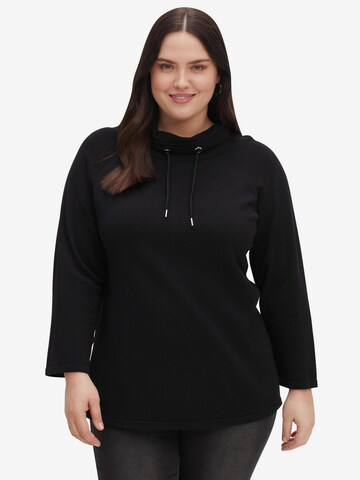 SHEEGO Pullover in Schwarz: predná strana