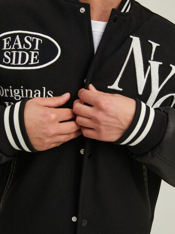 JACK & JONES Prehodna jakna 'Cutsew' | črna barva