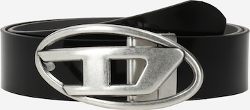DIESEL Belt 'B-1DR REV II' in Black: front