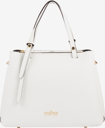 usha BLACK LABEL Handbag 'Nowles' in White: front