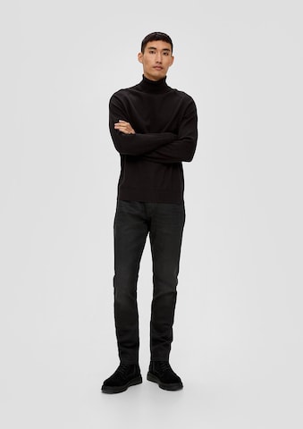 Tapered Jeans 'Mauro' di s.Oliver in nero