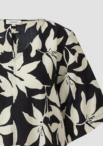 Chemisier s.Oliver en noir