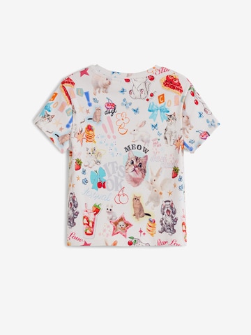 Desigual T-shirt i vit