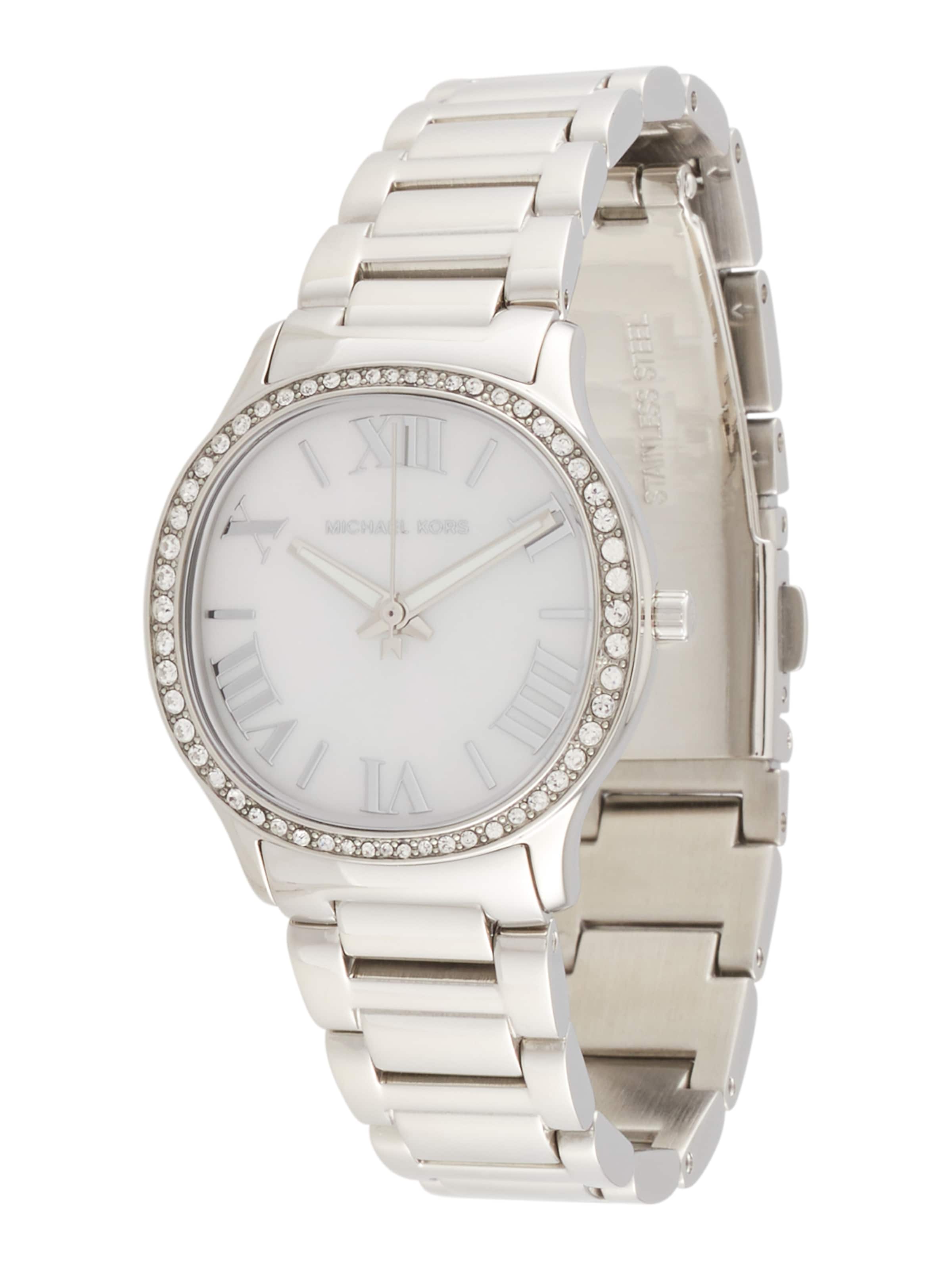 MICHAEL Michael Kors Zegarek analogowy 'SAGE' w kolorze srebrny: przód
