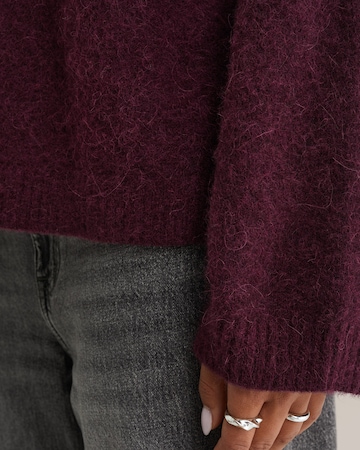 purpurinė WE Fashion Megztinis