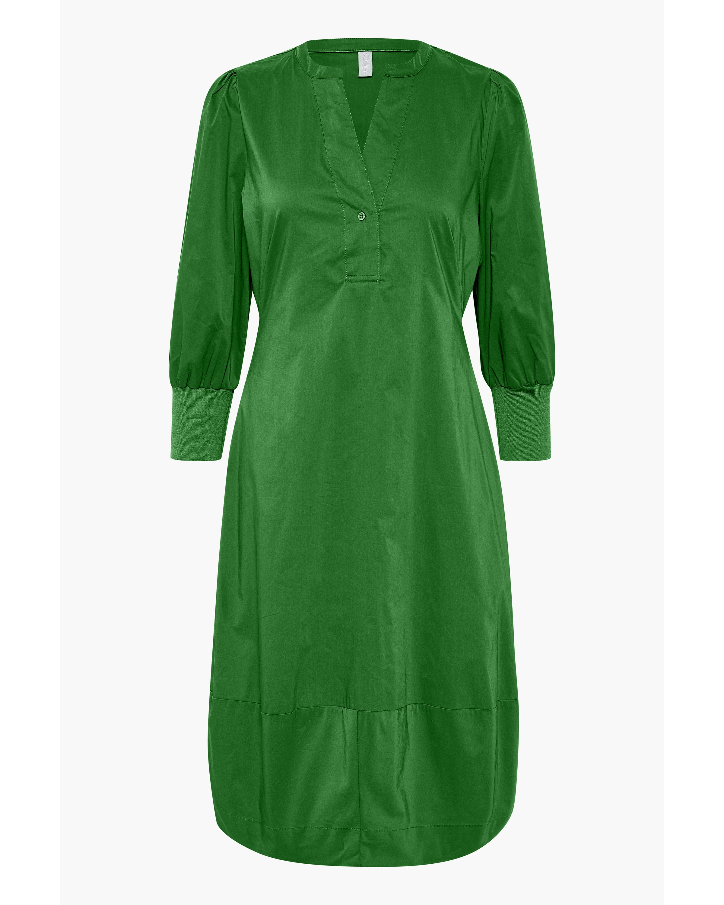 CULTURE Kleid 'CU Antoinett' in Grün: Vorderseite