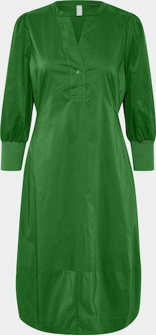 Robe-chemise 'Antoinett ' CULTURE en vert : devant