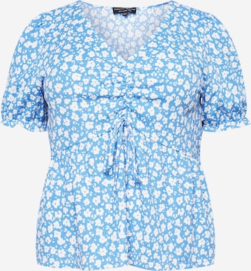 Chemisier Dorothy Perkins Curve en bleu : devant