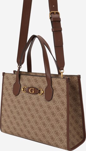 GUESS Handbag 'Izzy 2' in Brown: front