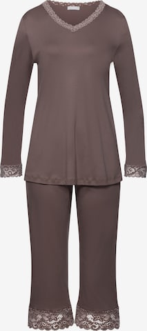 Pyjama ' Moments ' Hanro en gris : devant