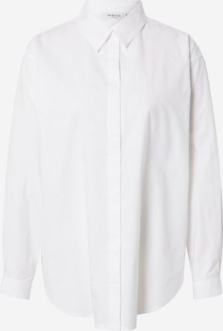 MSCH COPENHAGEN - Blusa 'Haddis' em branco: frente