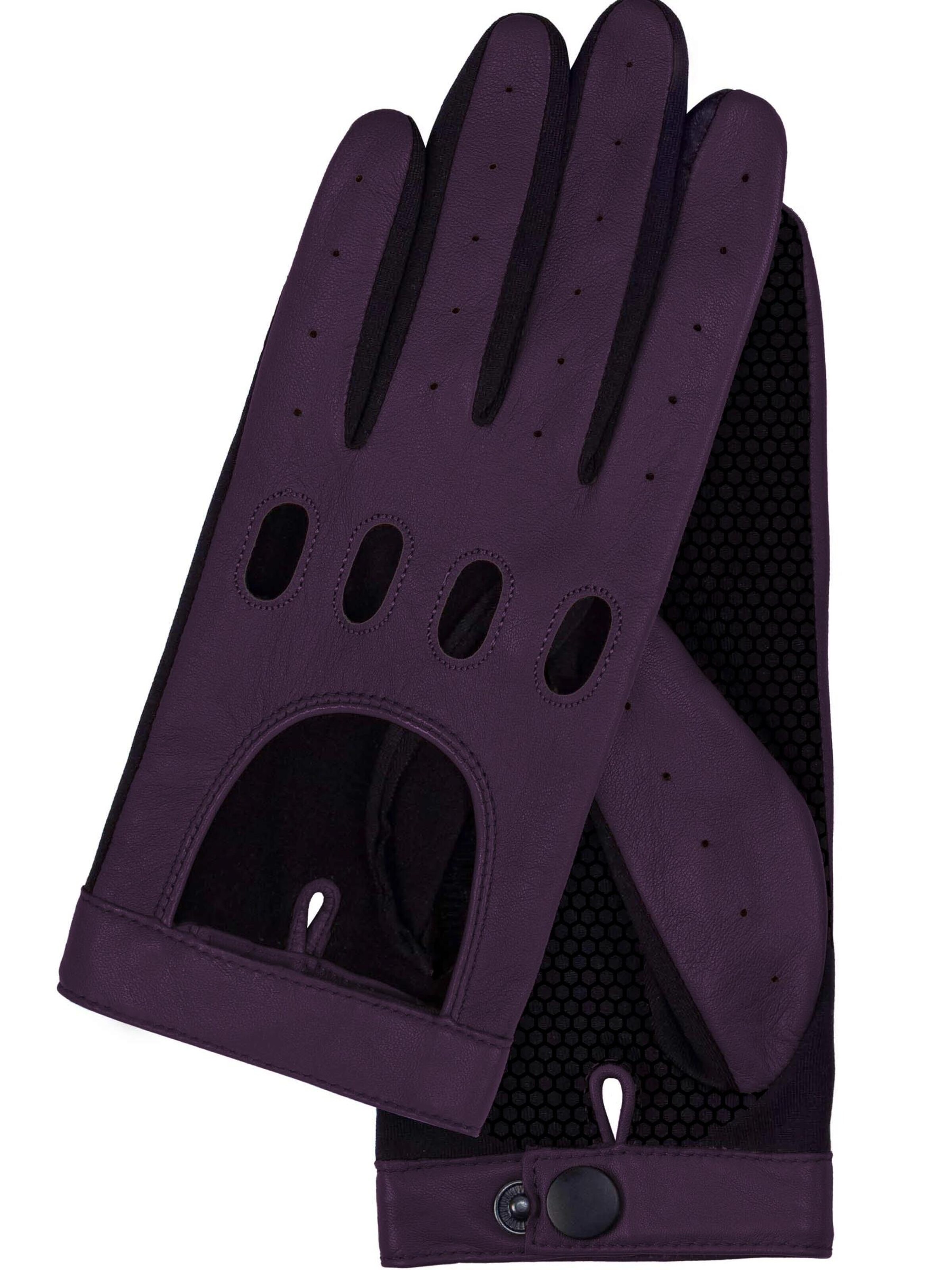 KESSLER Full Finger Gloves in Purple: front