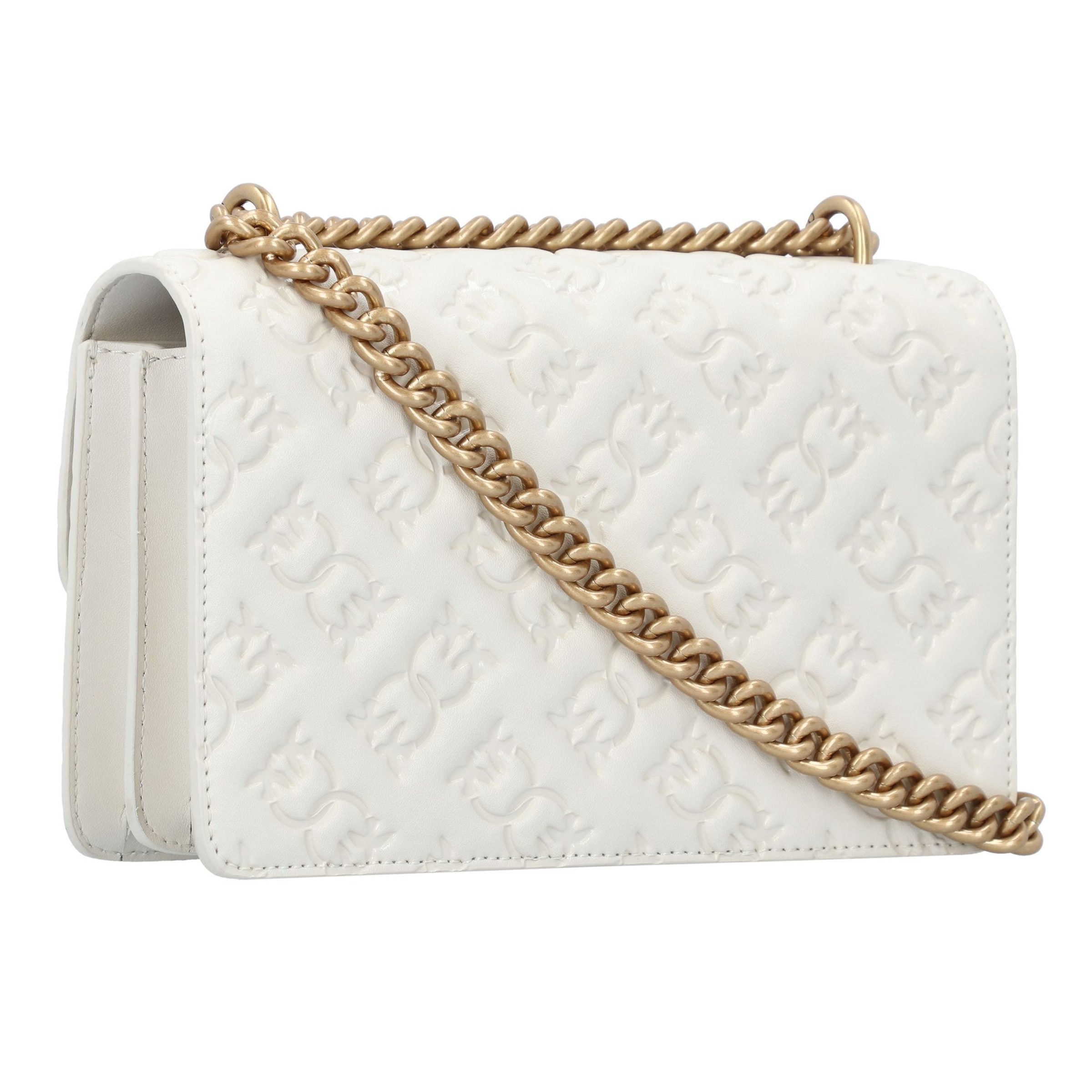 PINKO Torba za čez ramo 'Love One' | bela barva