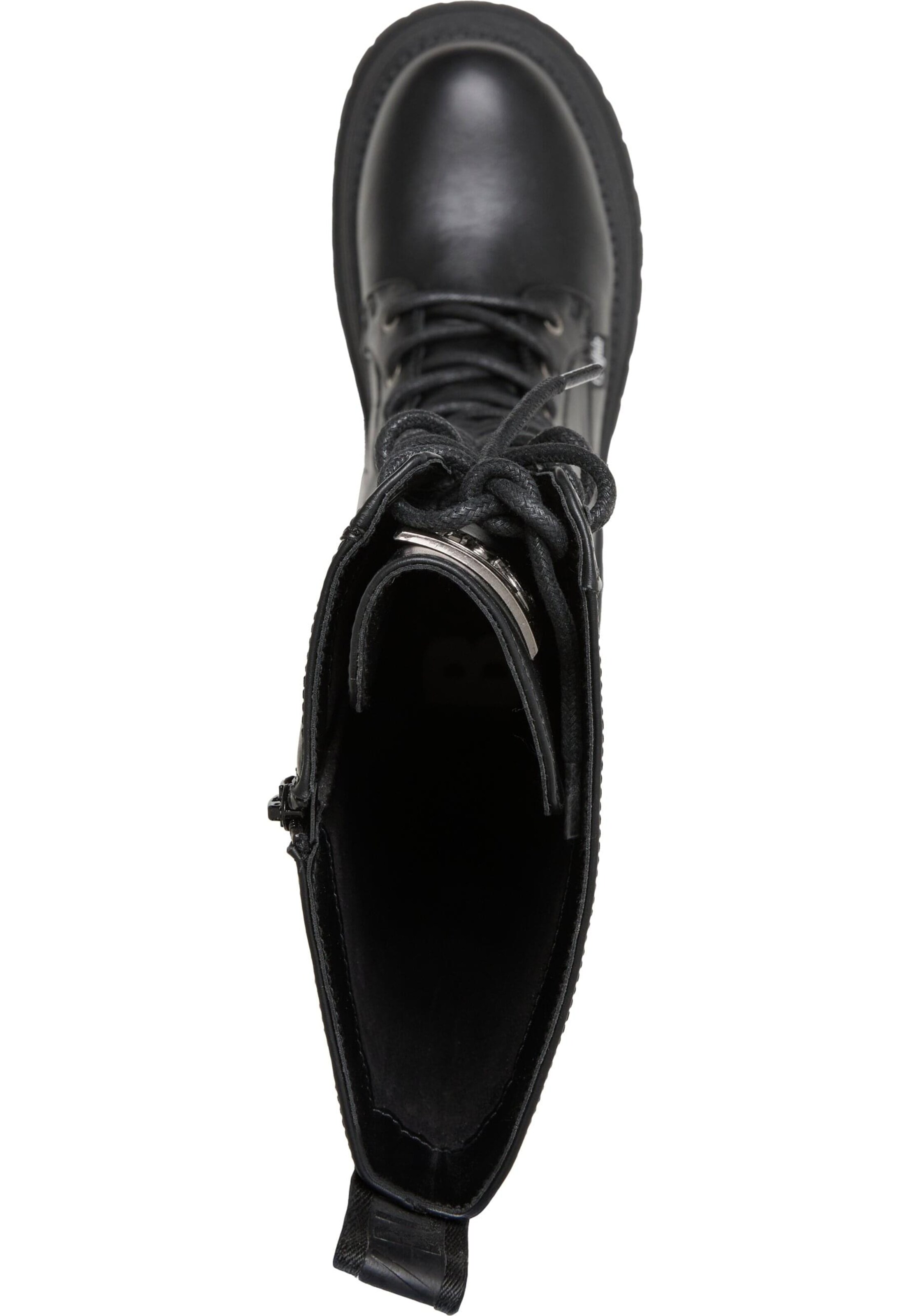 BUFFALO Schnürstiefel 'Lennox' in Schwarz