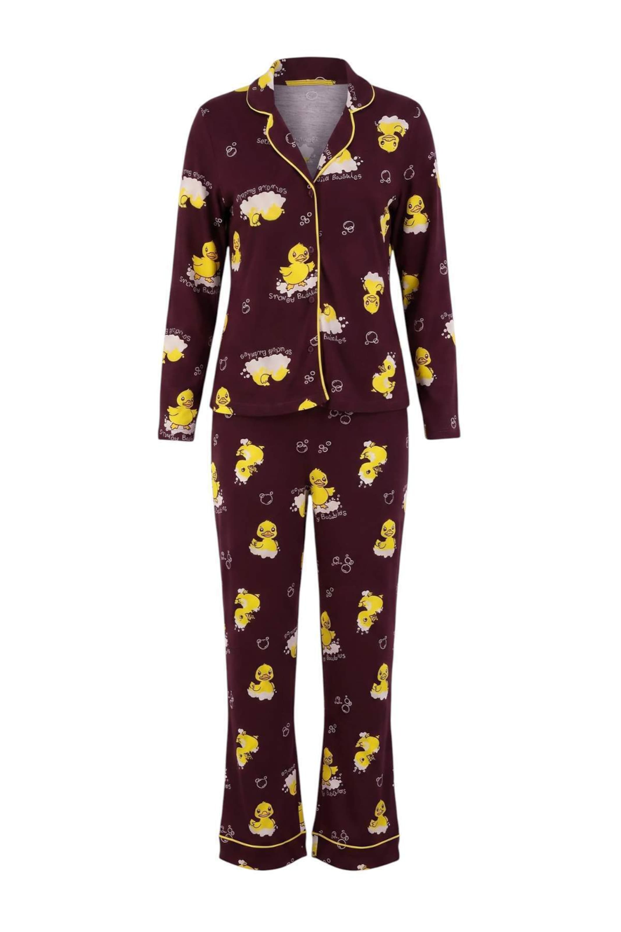 Pyjama Trendyol en marron : devant