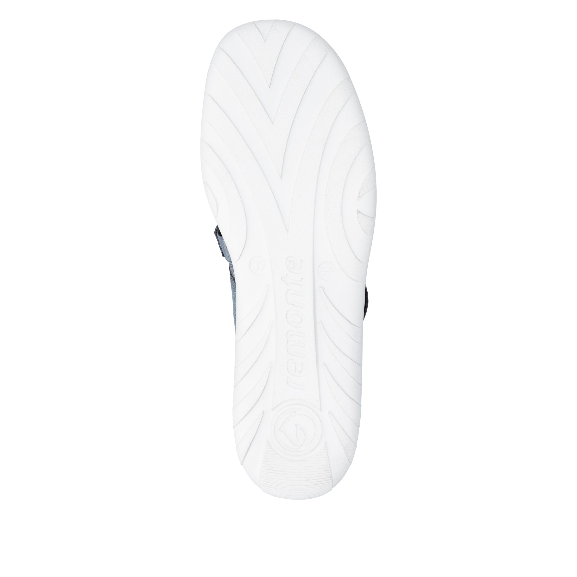 REMONTE Ballet Flats with Strap in Blue