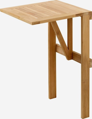 Table 'Balcony' cinas en marron : devant