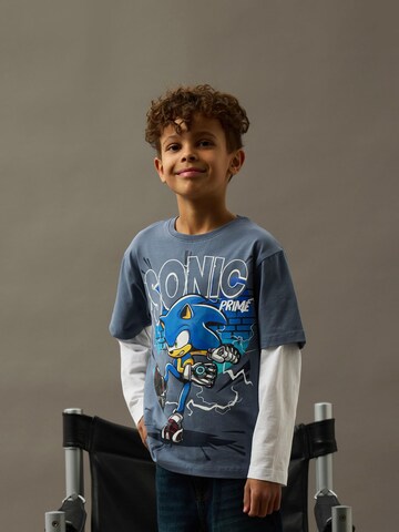 NAME IT - Camiseta 'Sonic The Hedgehog' en gris: frente