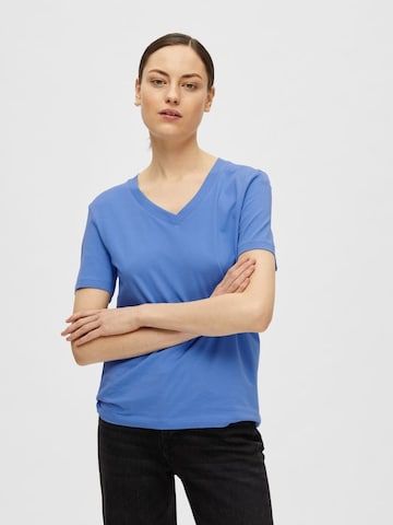 SELECTED FEMME Koszulka w kolorze niebieski: przód