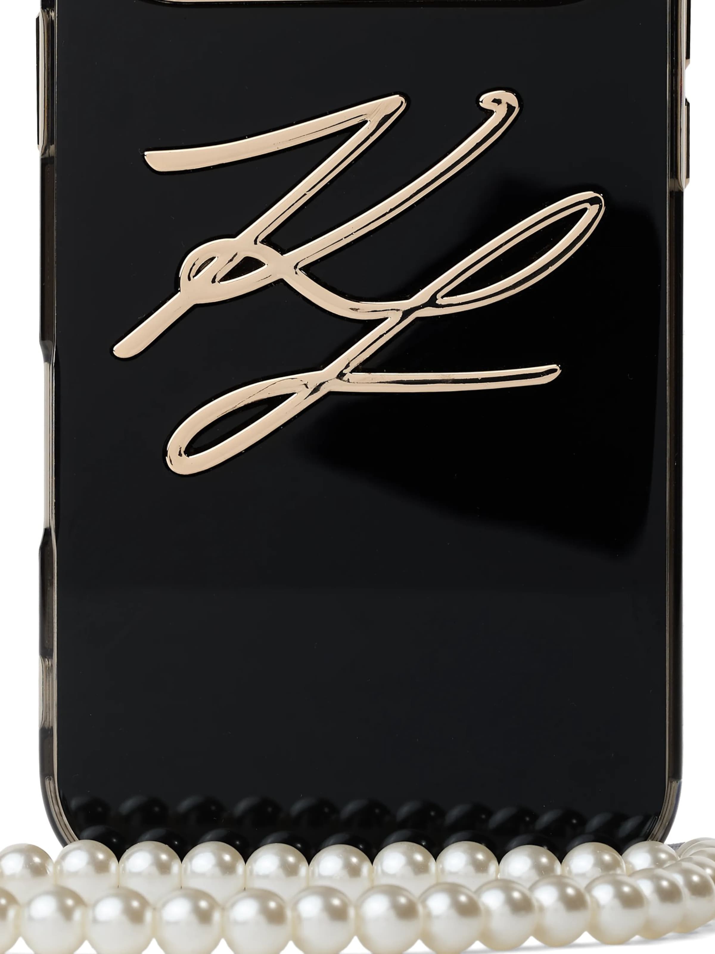 Protection pour smartphone Karl Lagerfeld en noir