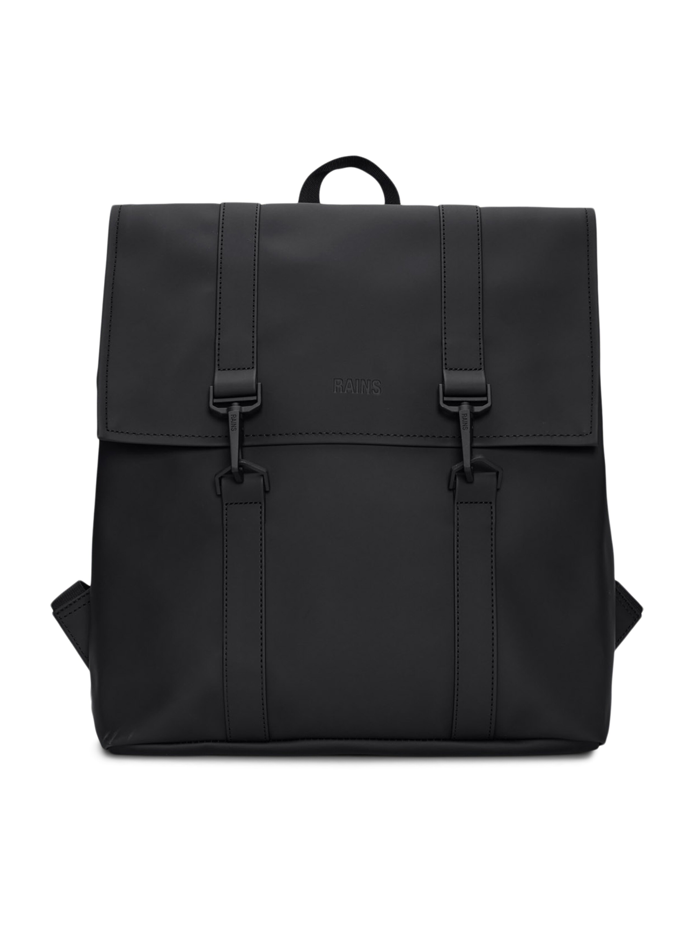 RAINS Batoh 'MSN' - Čierna: predná strana