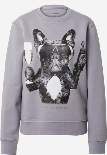 EINSTEIN & NEWTON Sweater majica 'Champagne Dog' u siva, Pregled proizvoda