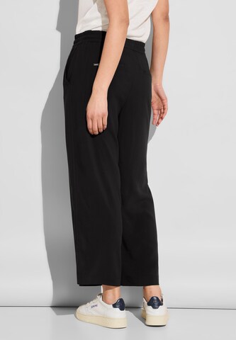 STREET ONE Loose fit Pants 'Emee' in Black