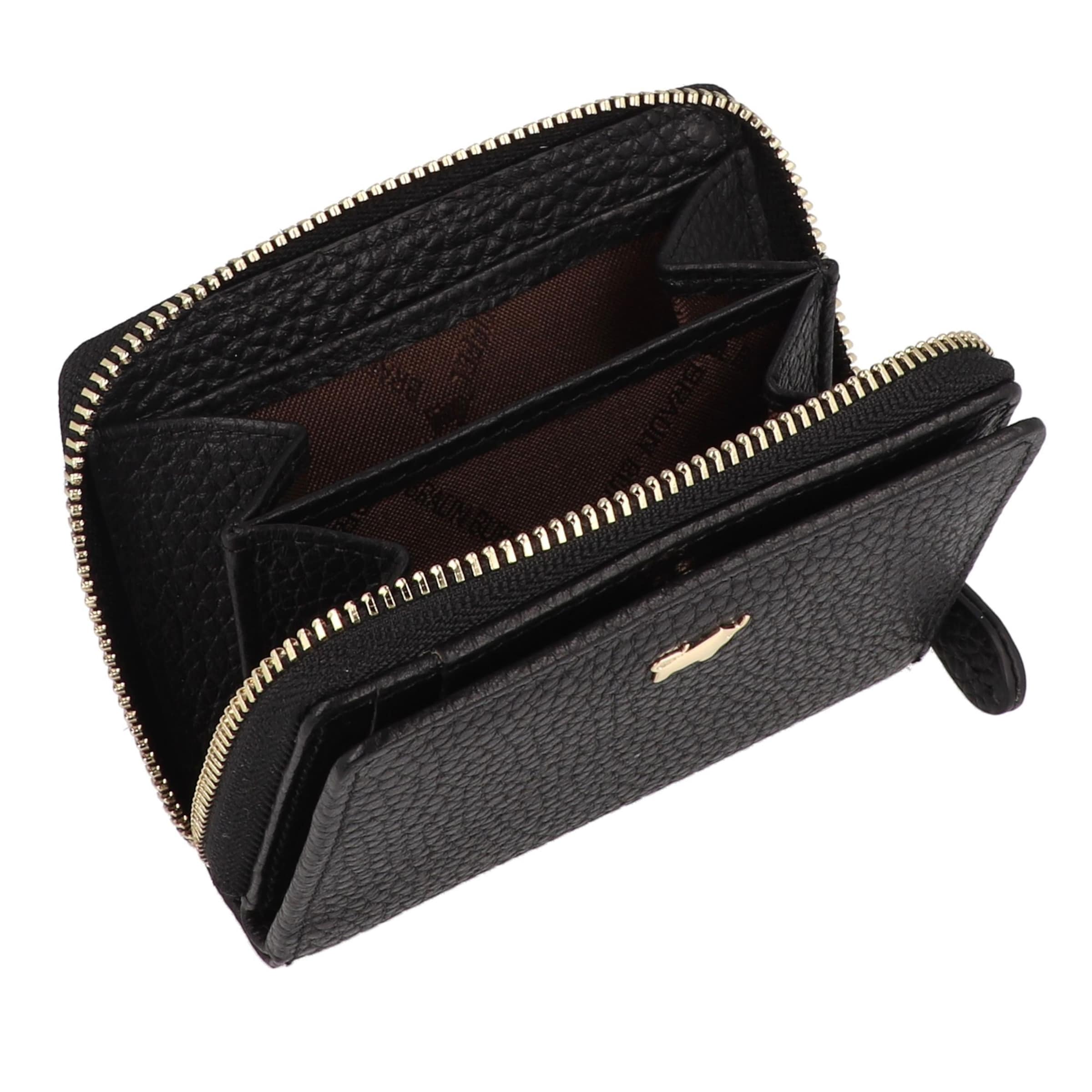 Braun Büffel Wallet 'Asti' in Black