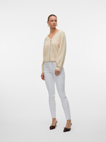 VERO MODA Knit cardigan 'JOHANNA' in White