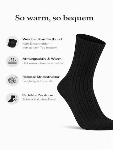 NERS Socks 'Wool Nordic' in Black