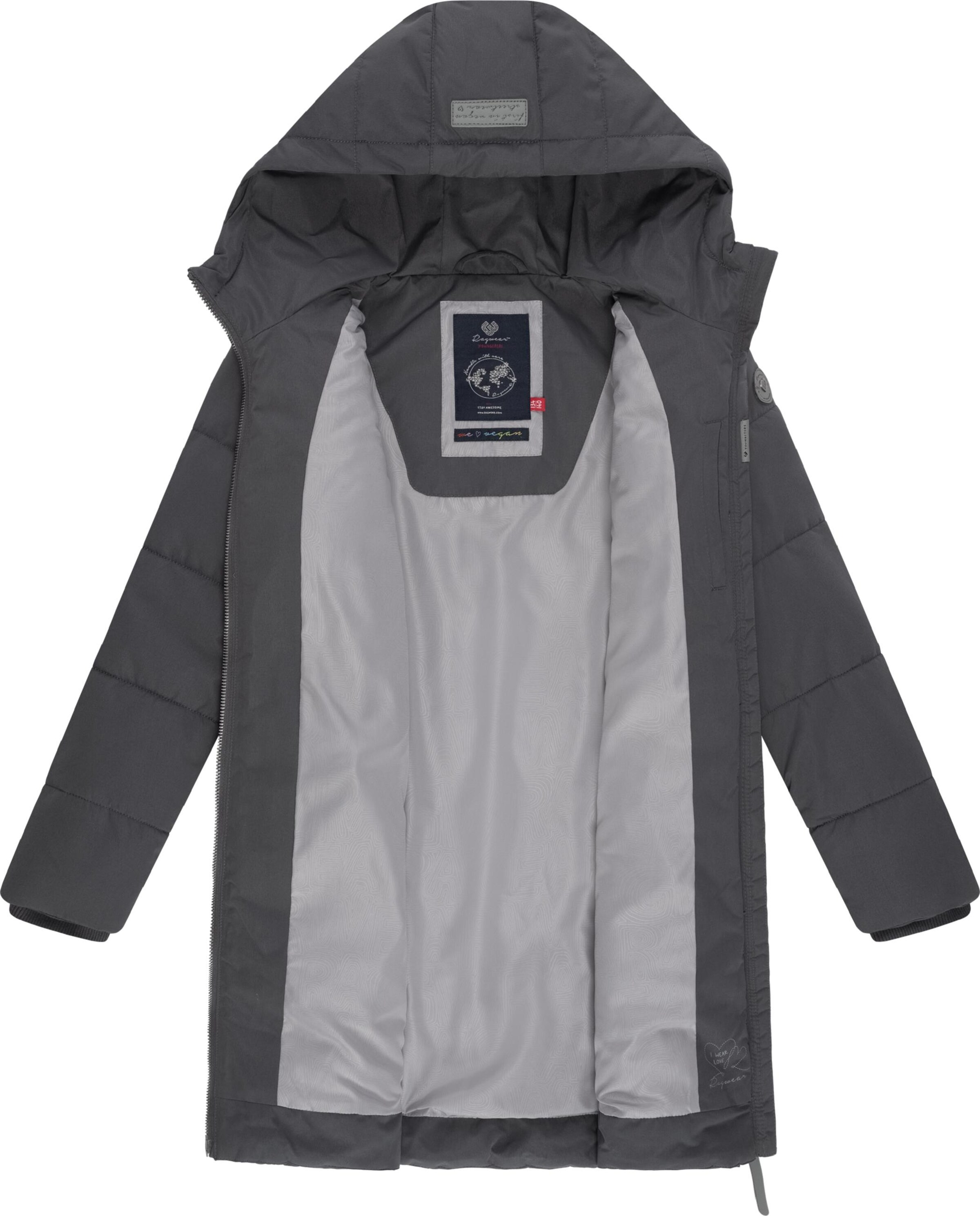 Ragwear Performance Jacket 'Rebbie' in Grey